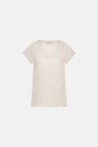 Phil Round V T-Shirt | Cosy White