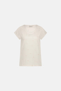 Phil Round V T-Shirt | Cosy White