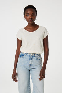 Phil Round V T-Shirt | Cosy White