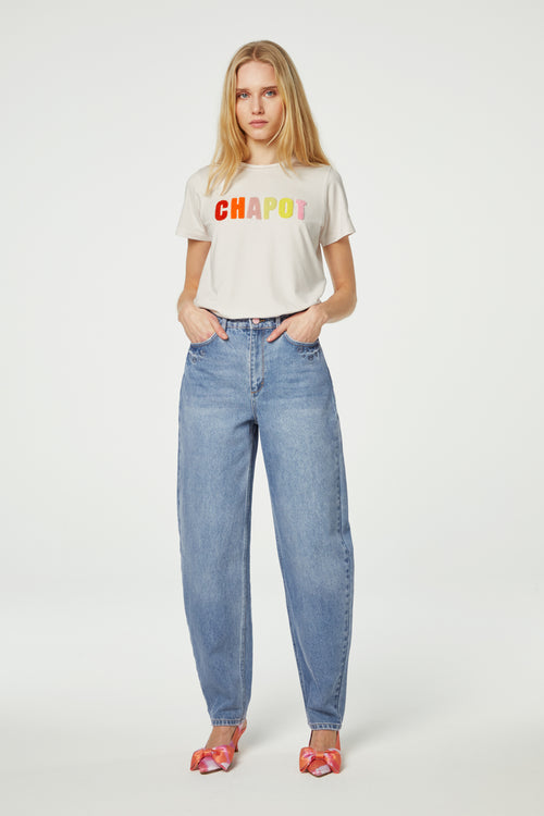 Terry T-shirt | Light Pink Rose