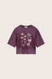 Benja Butterfly T-shirt | Brigitte Bordeaux