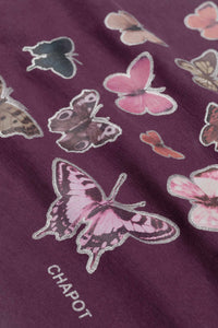 Benja Butterfly T-shirt | Brigitte Bordeaux
