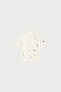 Phil V-Neck T-Shirt | Cosy White