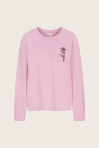 Madeleine Perfect LS T-shirt | Pink Rose