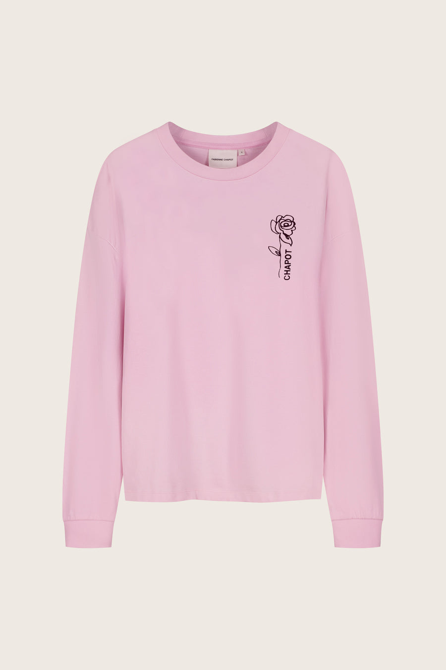 Madeleine Perfect LS T-shirt | Pink Rose
