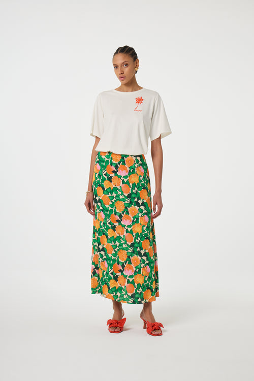 Rose T-shirt | Cosy White