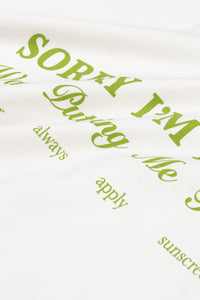 Madeleine Slogan T-shirt | Cosy White
