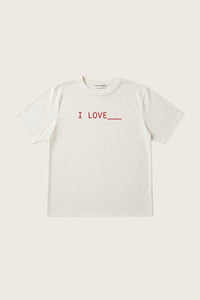 I Love T-shirt | Crispy White
