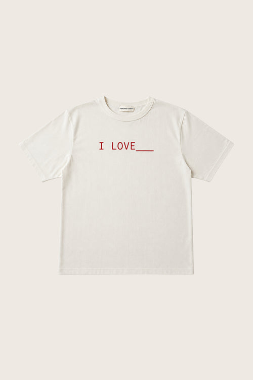 I Love T-shirt | Crispy White
