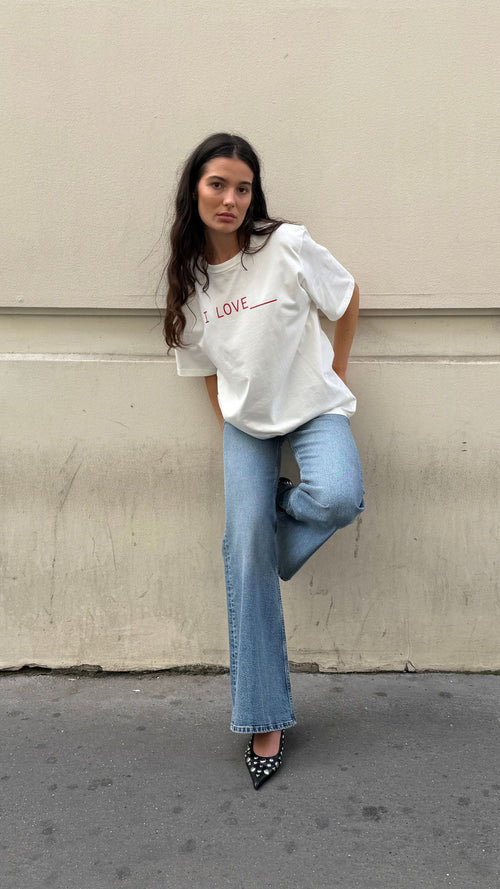 I Love T-shirt | Crispy White