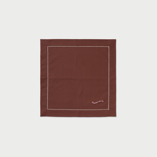 FC X Kulu Club Napkins | Brown/Pink