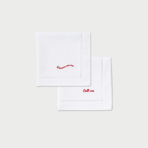 FC X Kulu Club Napkins | White/Red