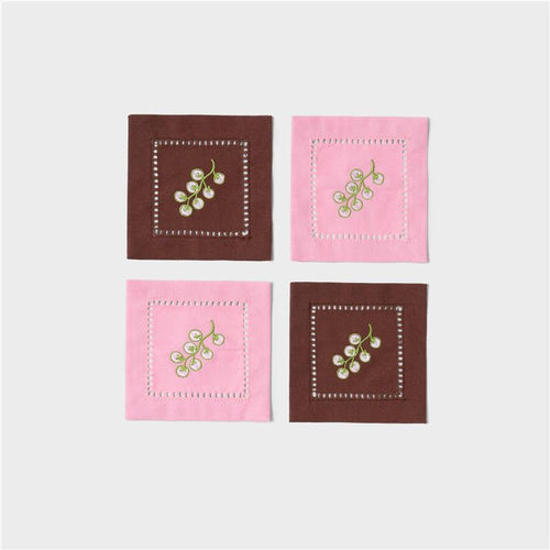 FC X Kulu Club Coasters | Brown/Pink