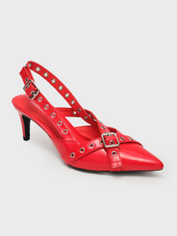 Mary Pump | Disco Red