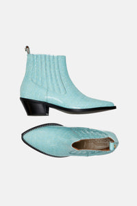 Coco Croco Boot | Summer Blue