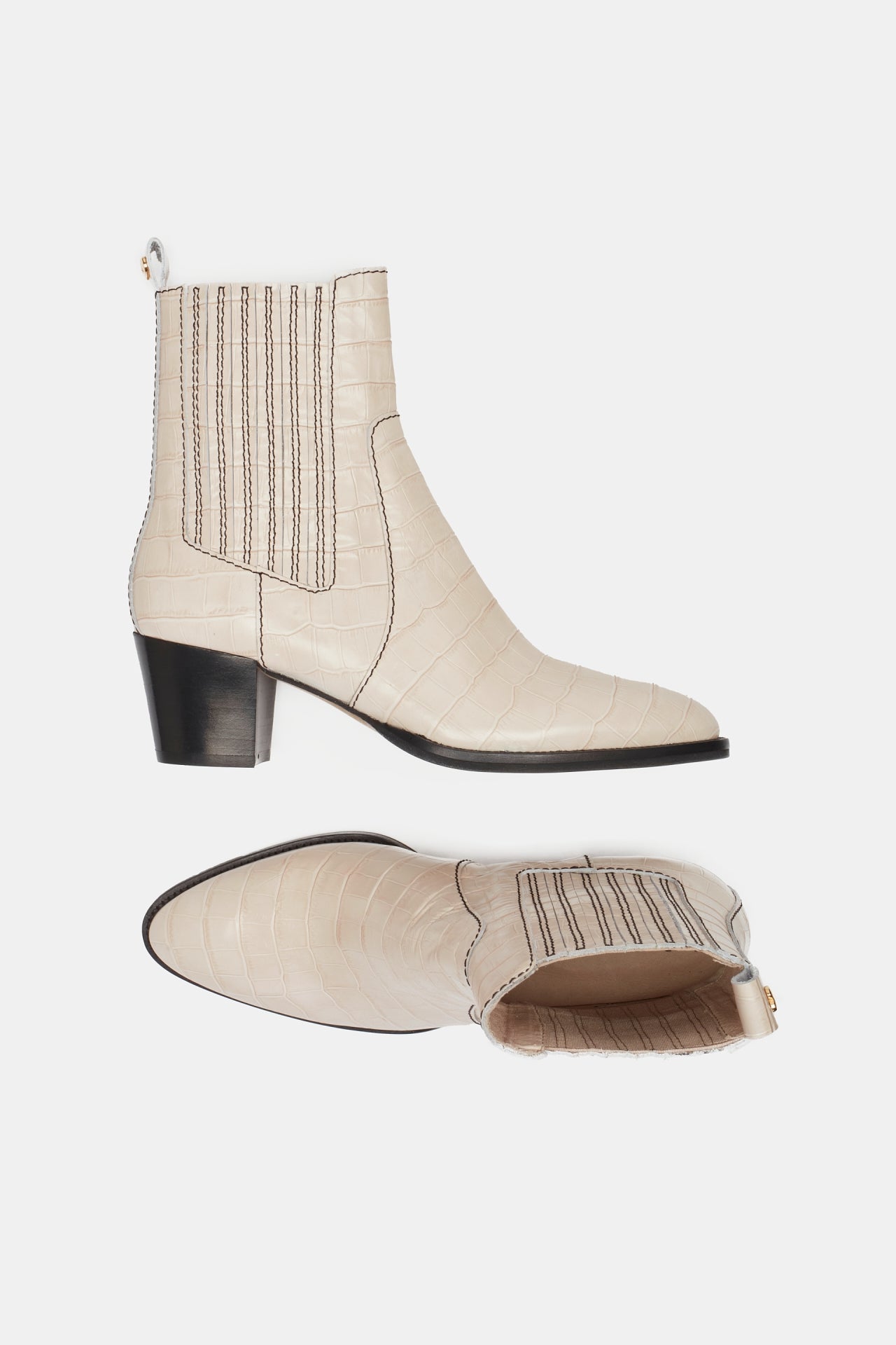 Jenny Boot | Cream White