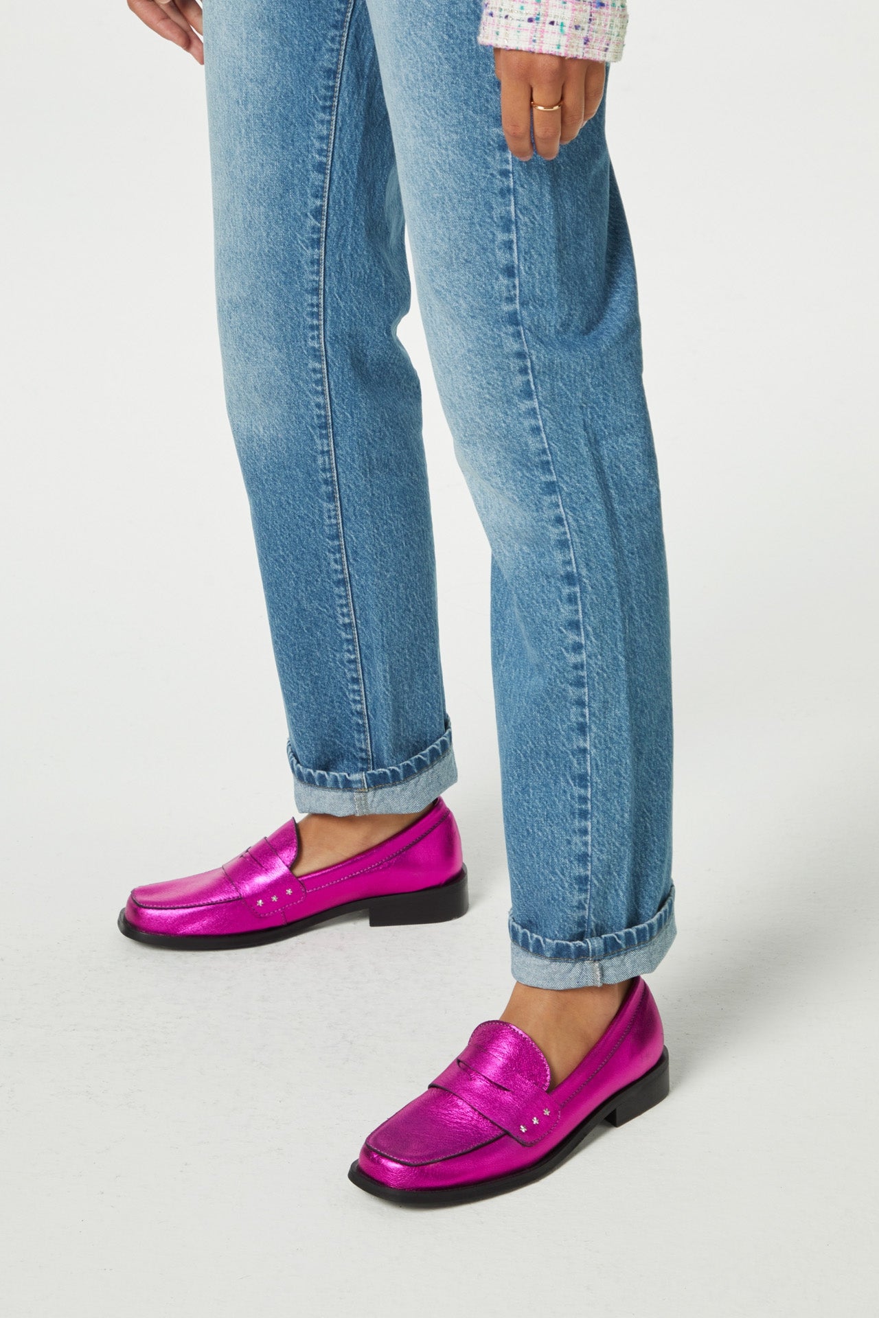 Pim Loafer | Pink Metallic