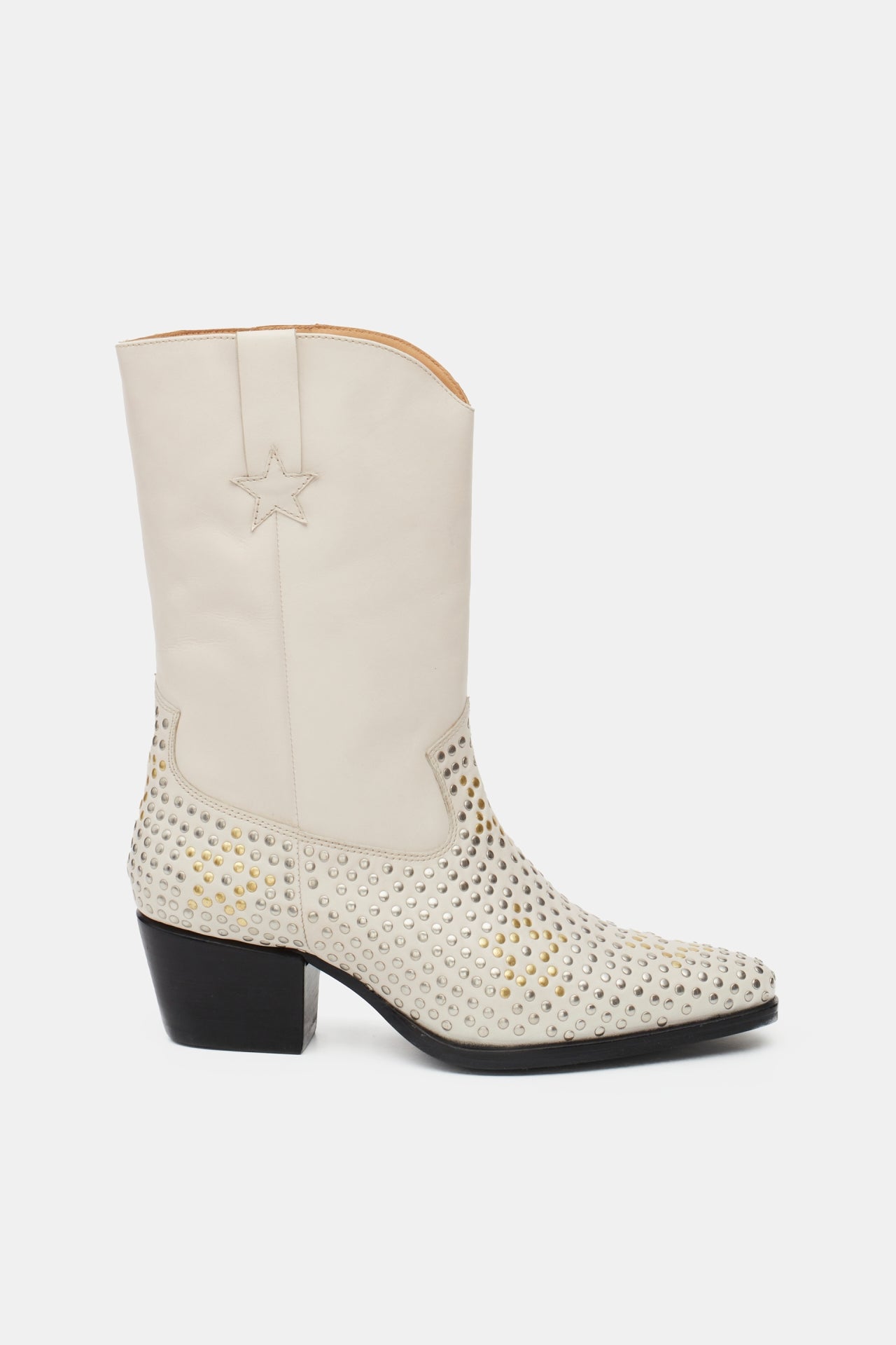 Steffie Boot | Cream White