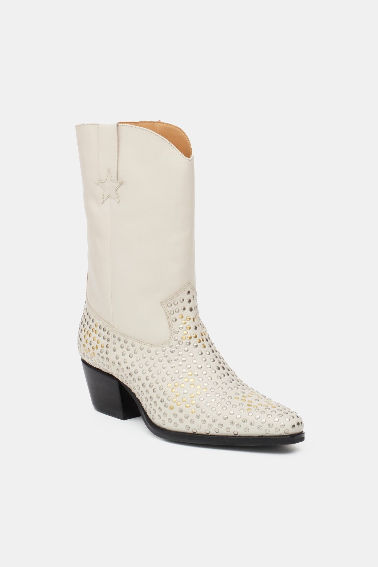 Steffie Boot | Cream White