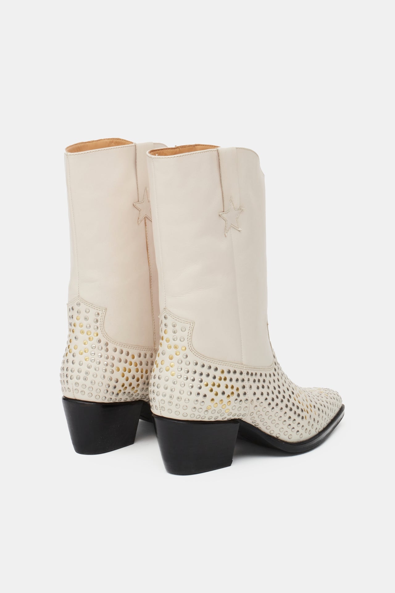 Steffie Boot | Cream White