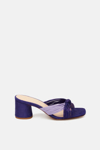 Monica Knot Mule | Purple