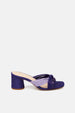 Monica Knot Mule | Purple