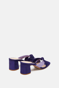 Monica Knot Mule | Purple