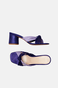 Monica Knot Mule | Purple