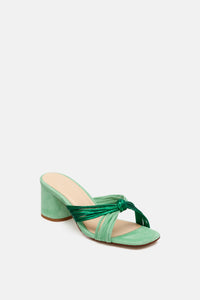 Monica Knot Mule | Acapulco Green