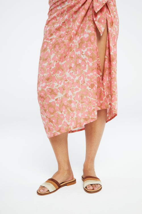 Swirl Sandal | Camel Mix