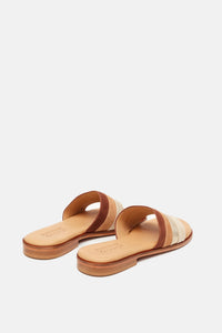 Swirl Sandal | Camel Mix