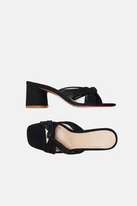 Monica Knot Mule | Black