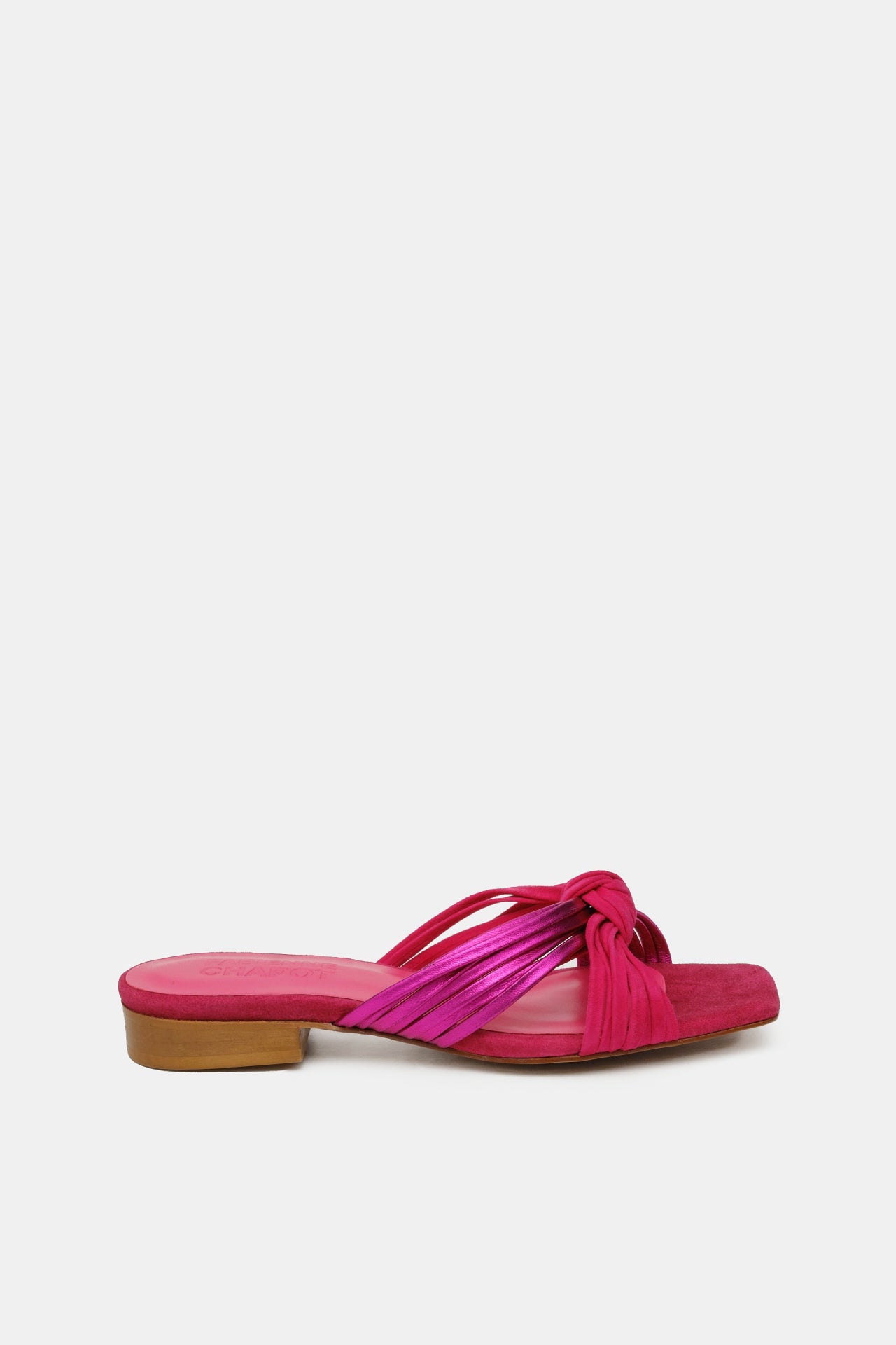 Momo Sandal | Pink Metallic