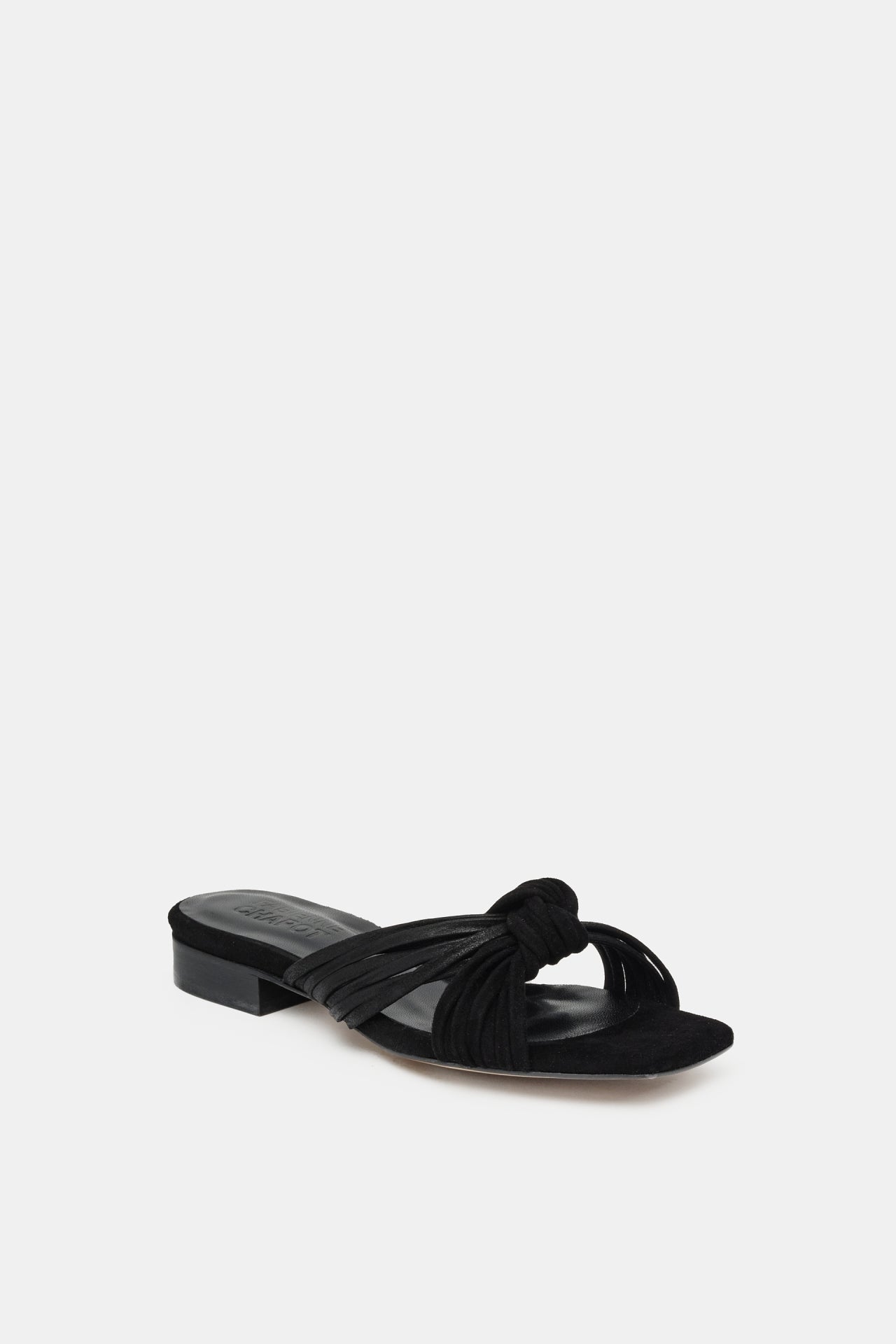 Momo Sandal | Black Metallic