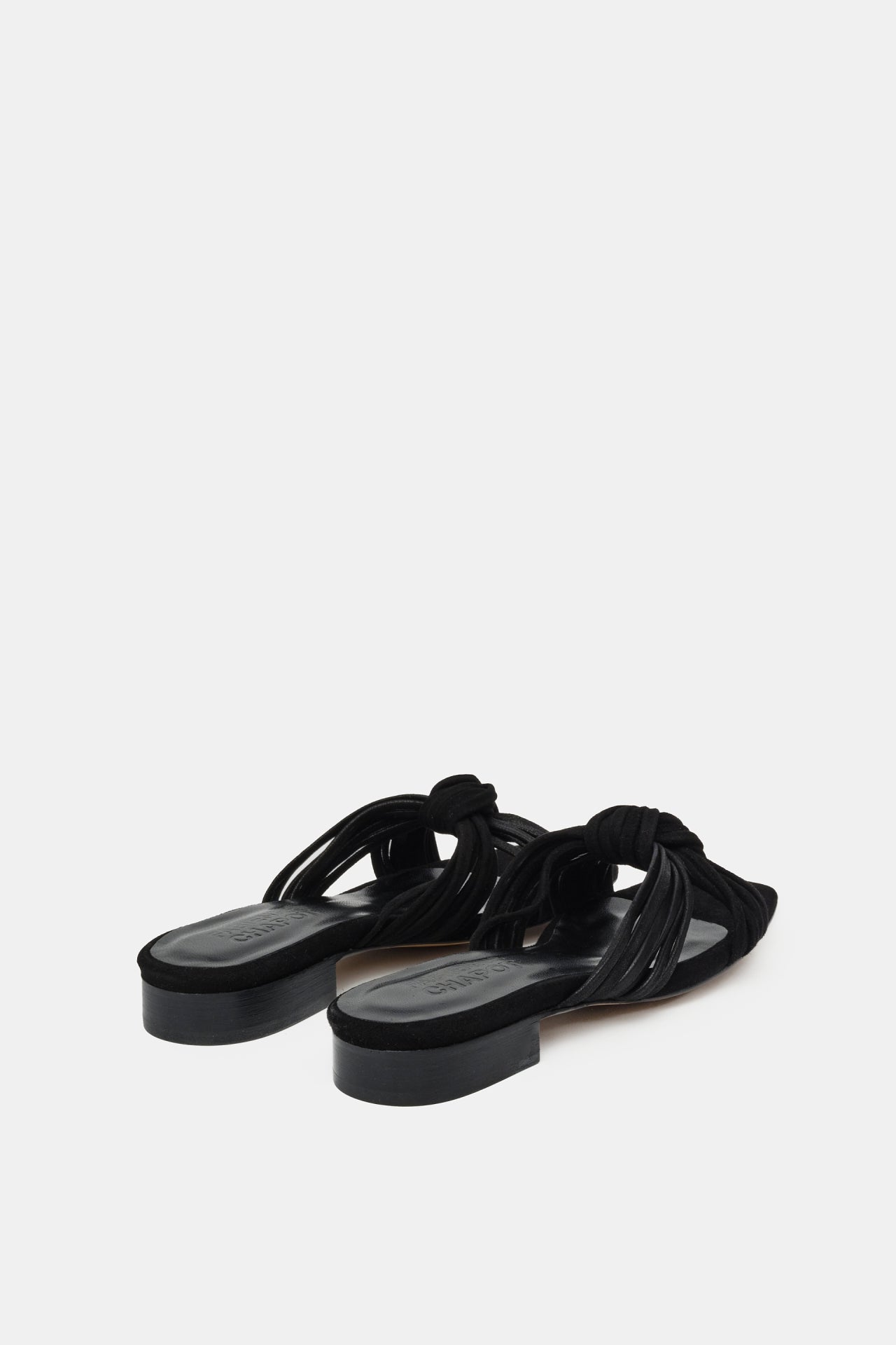 Momo Sandal | Black Metallic