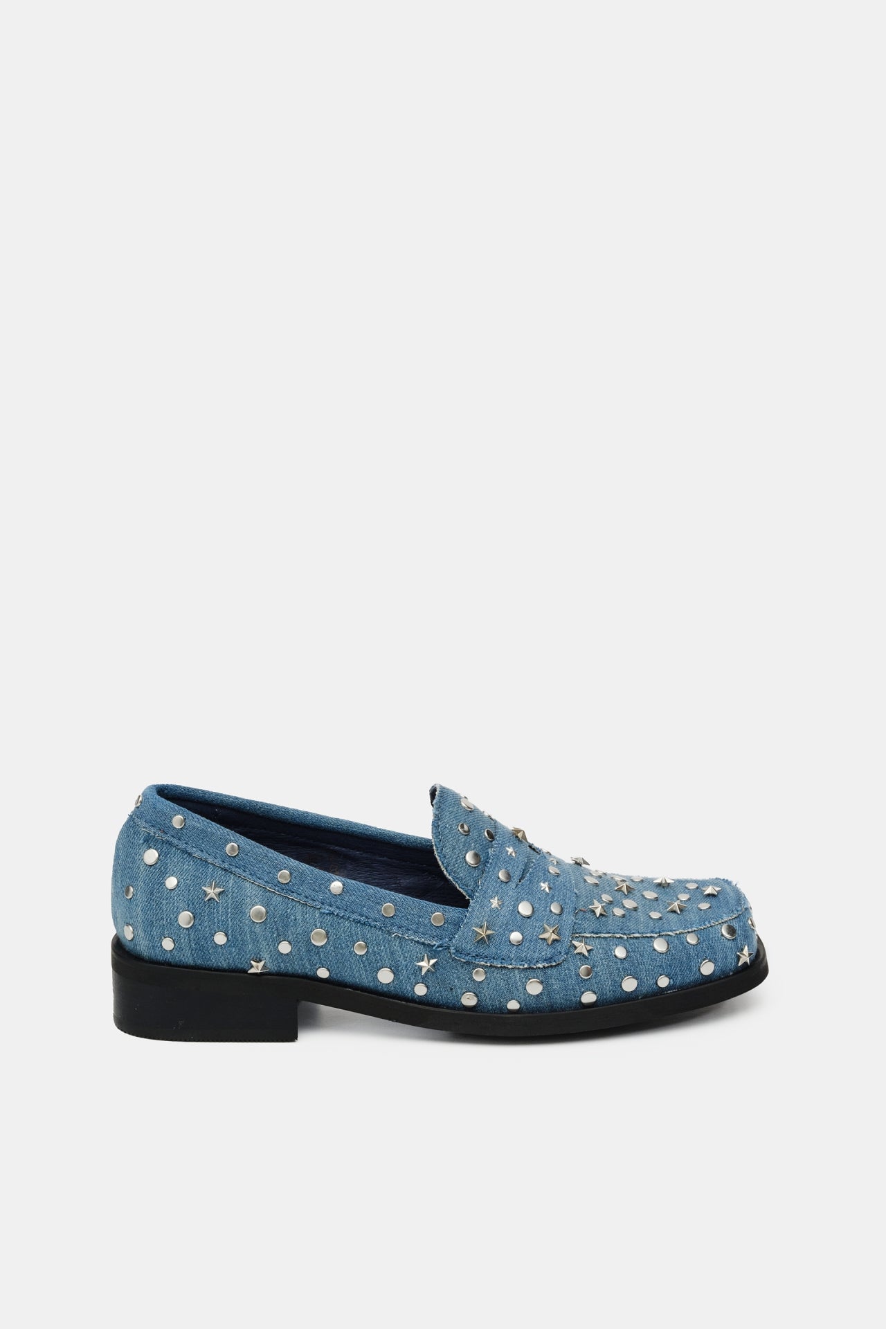 Pim Studs Loafer | Denim