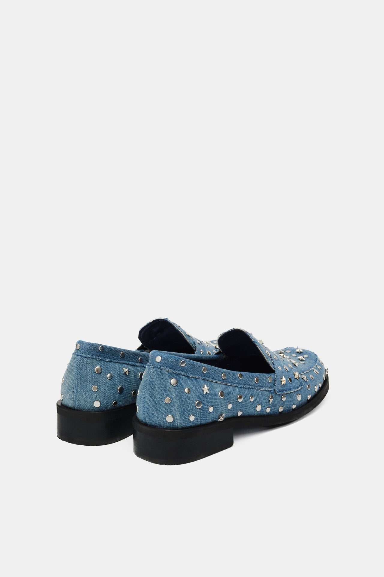 Pim Studs Loafer | Denim