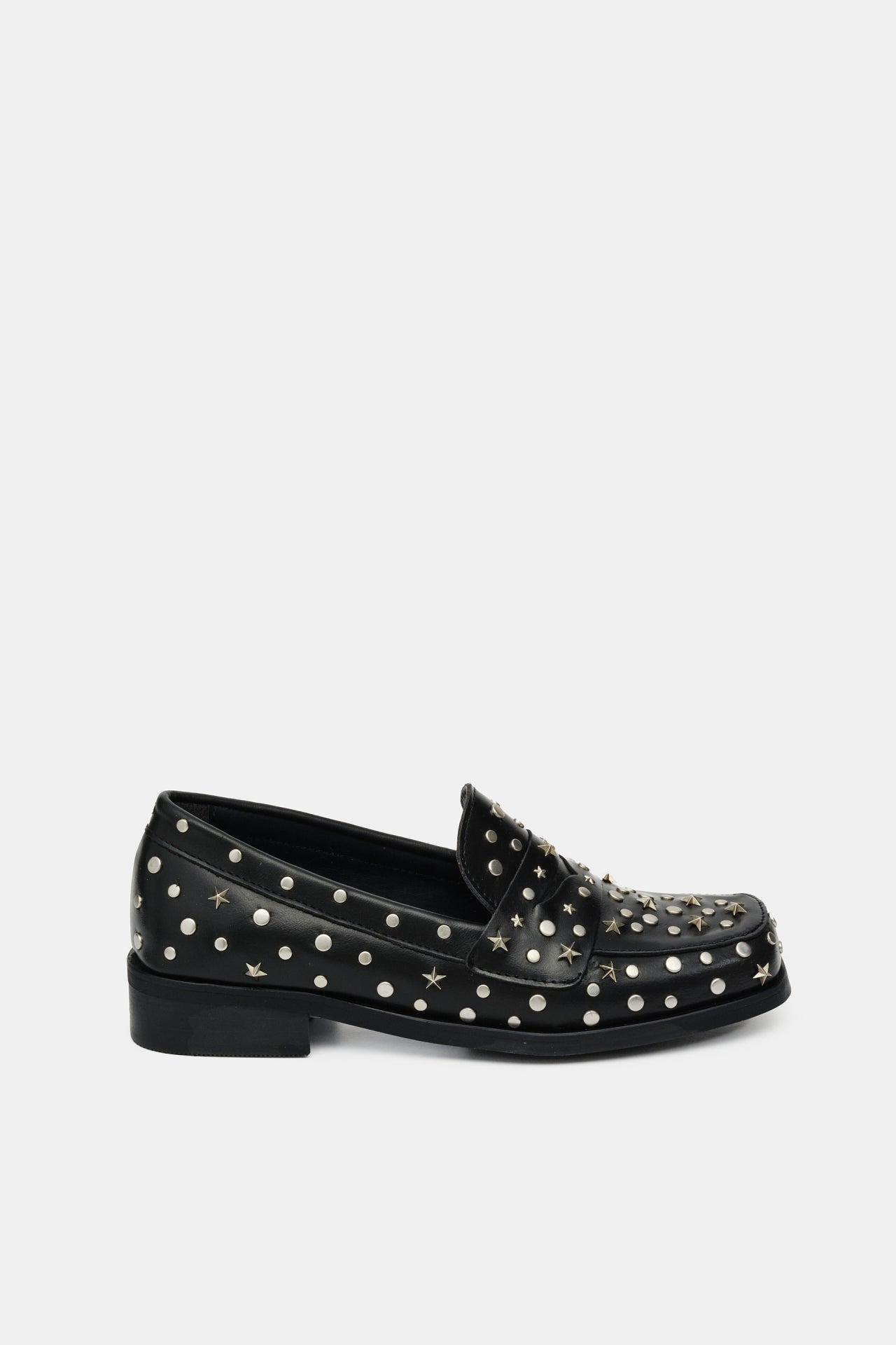 Pim Studs Loafer | Black