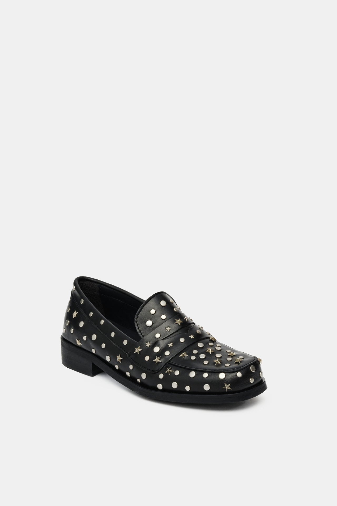 Pim Studs Loafer | Black