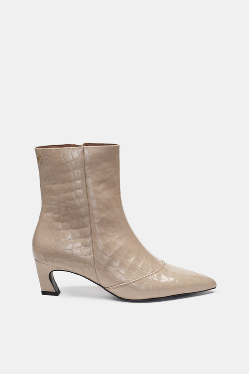 Boa Ankle Boot | Creme Brulee