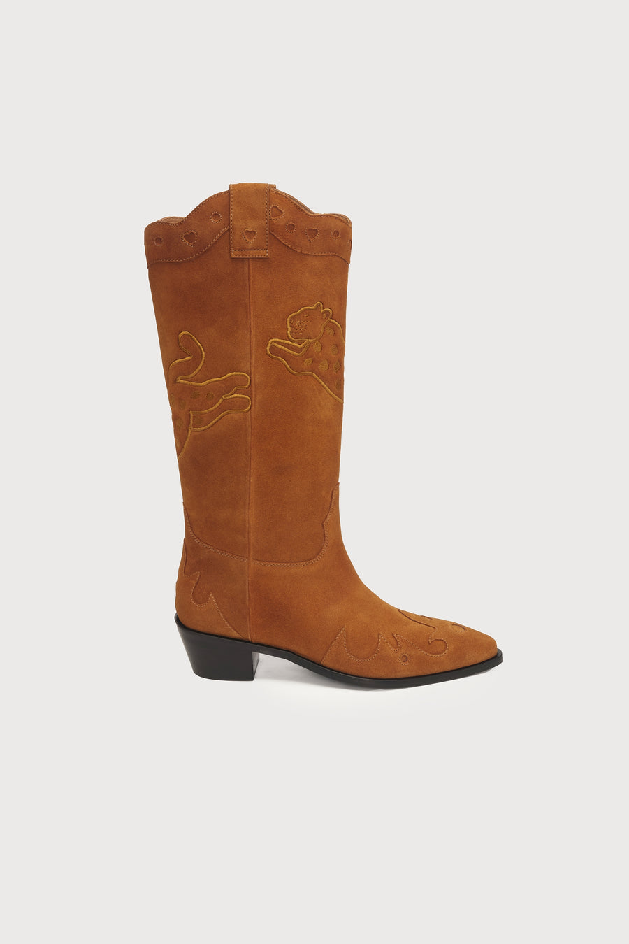 Debby Cowboy Boots | Cognac
