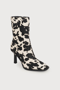 Mina Boots | Cosy White/Black
