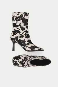 Mina Boots | Cosy White/Black