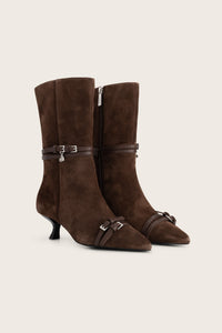 Dottie Ankle Boots | Chocolate Brown