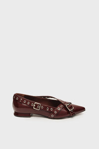Clara Ballerina | Deep Burgundy