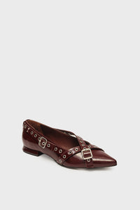 Clara Ballerina | Deep Burgundy