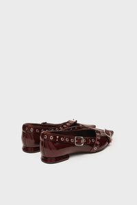 Clara Ballerina | Deep Burgundy