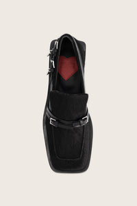 Lily Buckle Loafers | Black