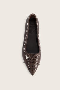Sailor Ballerinas | Chocolate Brown
