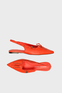 Sailor Slingback Flat | Tangerine Tango